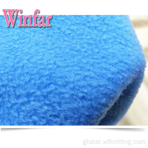One Side Brushed Recycled Fleece Fabric Super Soft Recycled 100% Polyester Fleece Knitted Fabric Factory